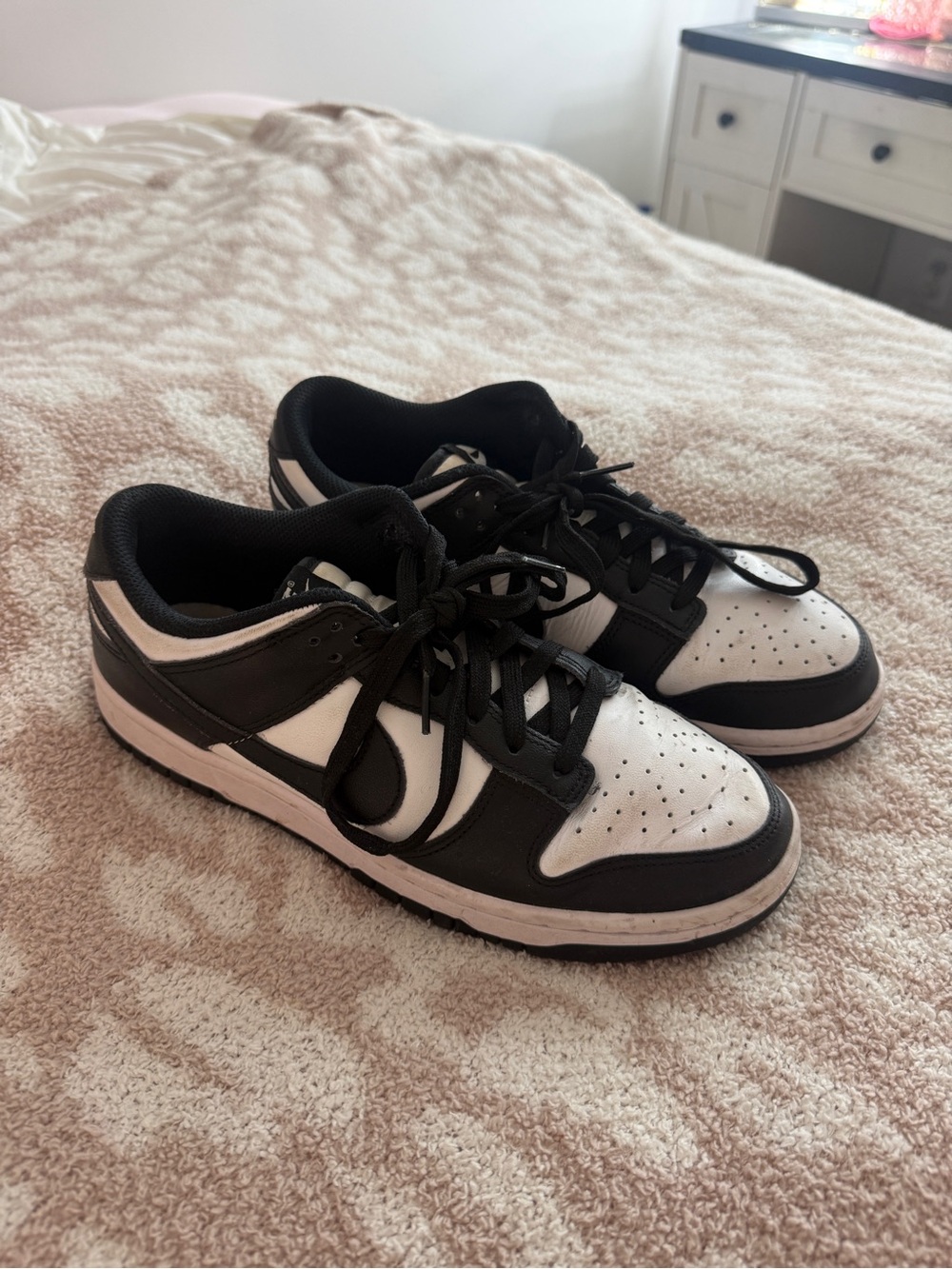 Nike Black and White Low-Top Sneakers